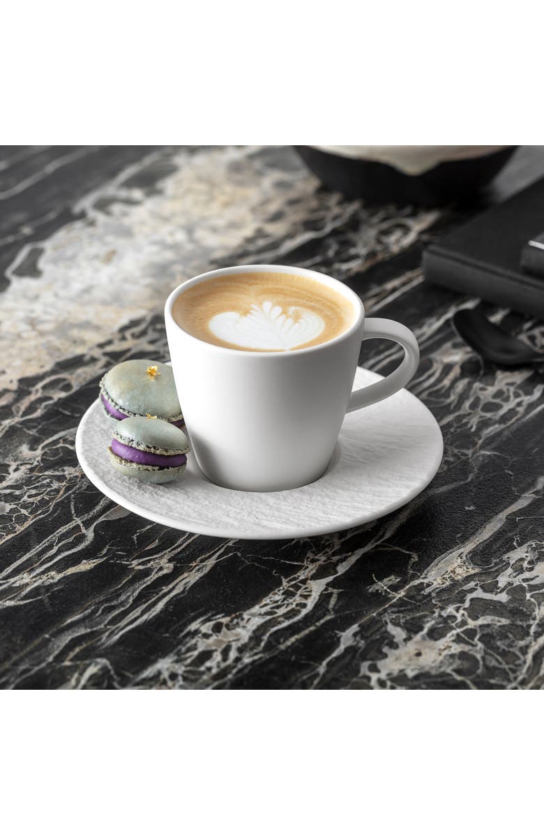 Villeroy & Boch Manufacture Rock blanc Espresso Cup, Alternate, color, White