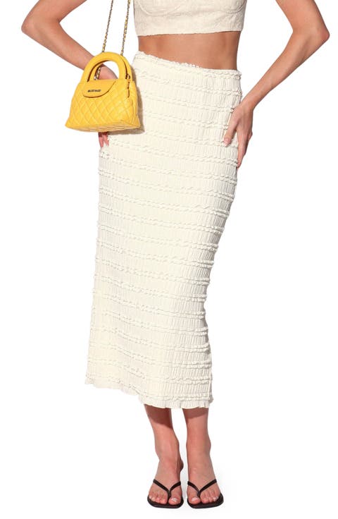 Roya Ruffle Midi Skirt