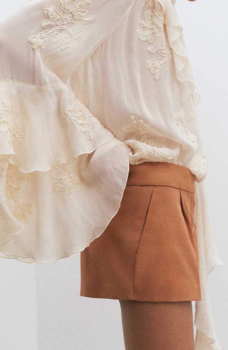 MANGO Pleated Miniskirt, Alternate, color, 