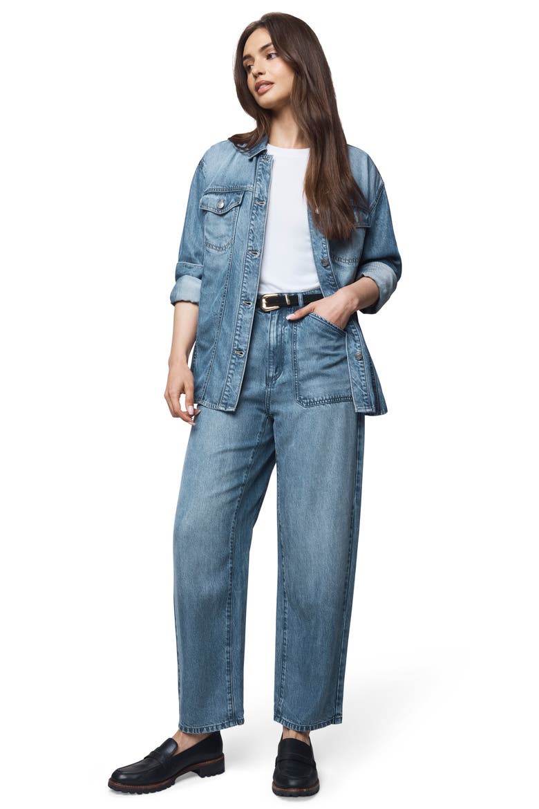 Denim Shacket, Alternate, color, INDIGO