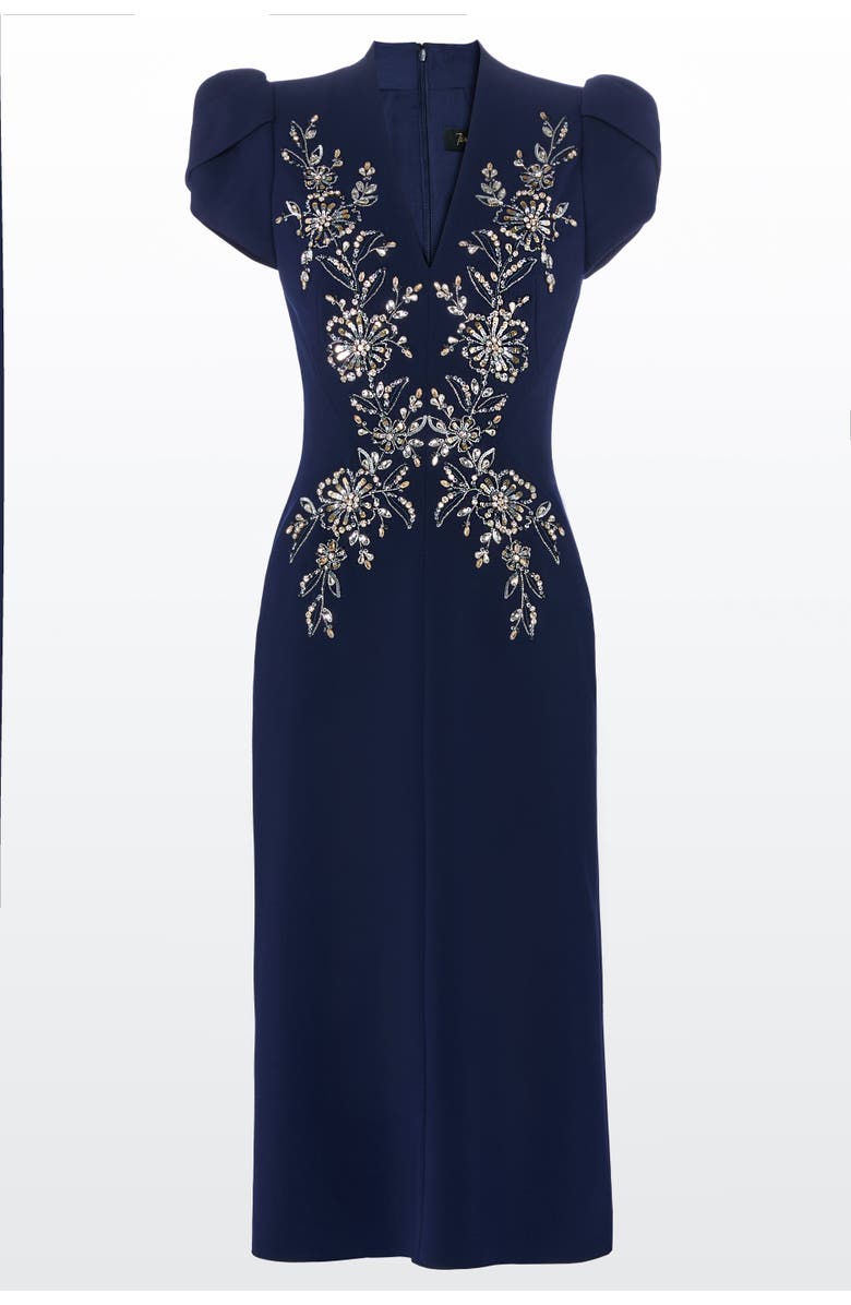 Jenny Packham Freya Dress, Main, color, Midnight Kiss