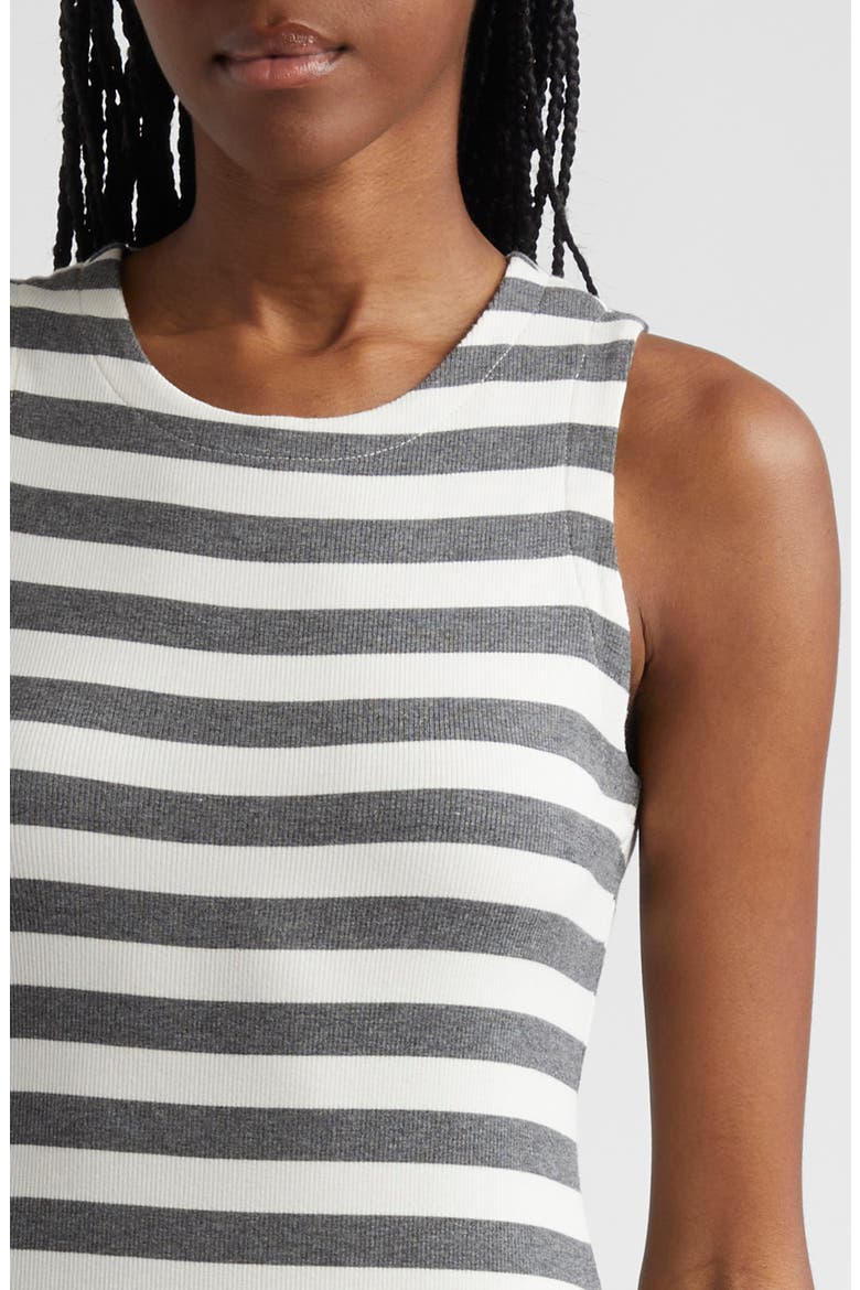 Stripe Racerback Midi Dress, Alternate, color, MARENGOWH