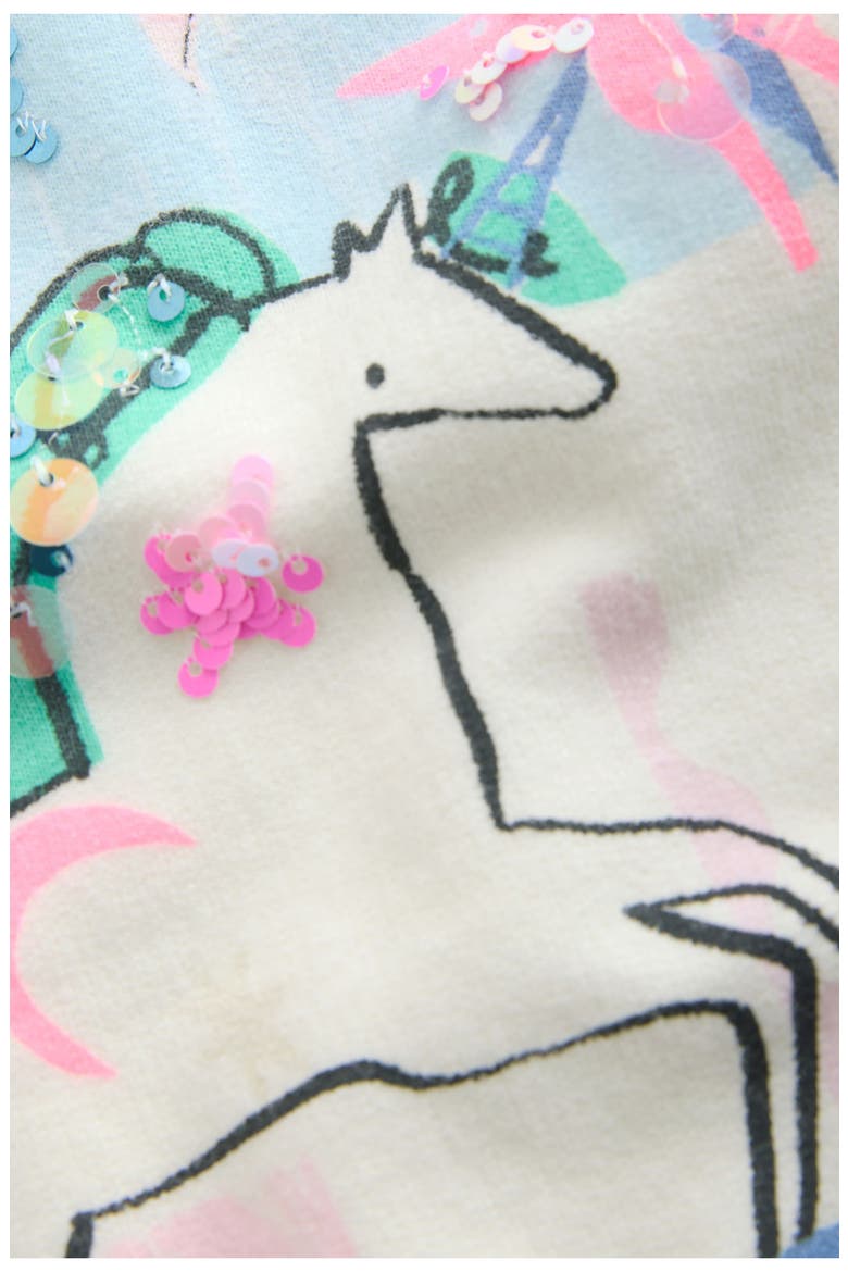 Kids' Unicorn Hoodie & Leggings Set, Alternate, color, WHITE MULTI