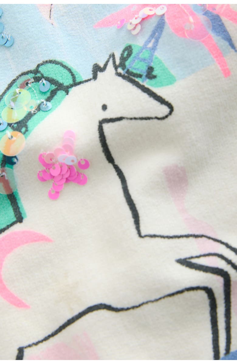 NEXT Kids' Unicorn Hoodie & Leggings Set, Alternate, color, White Multi