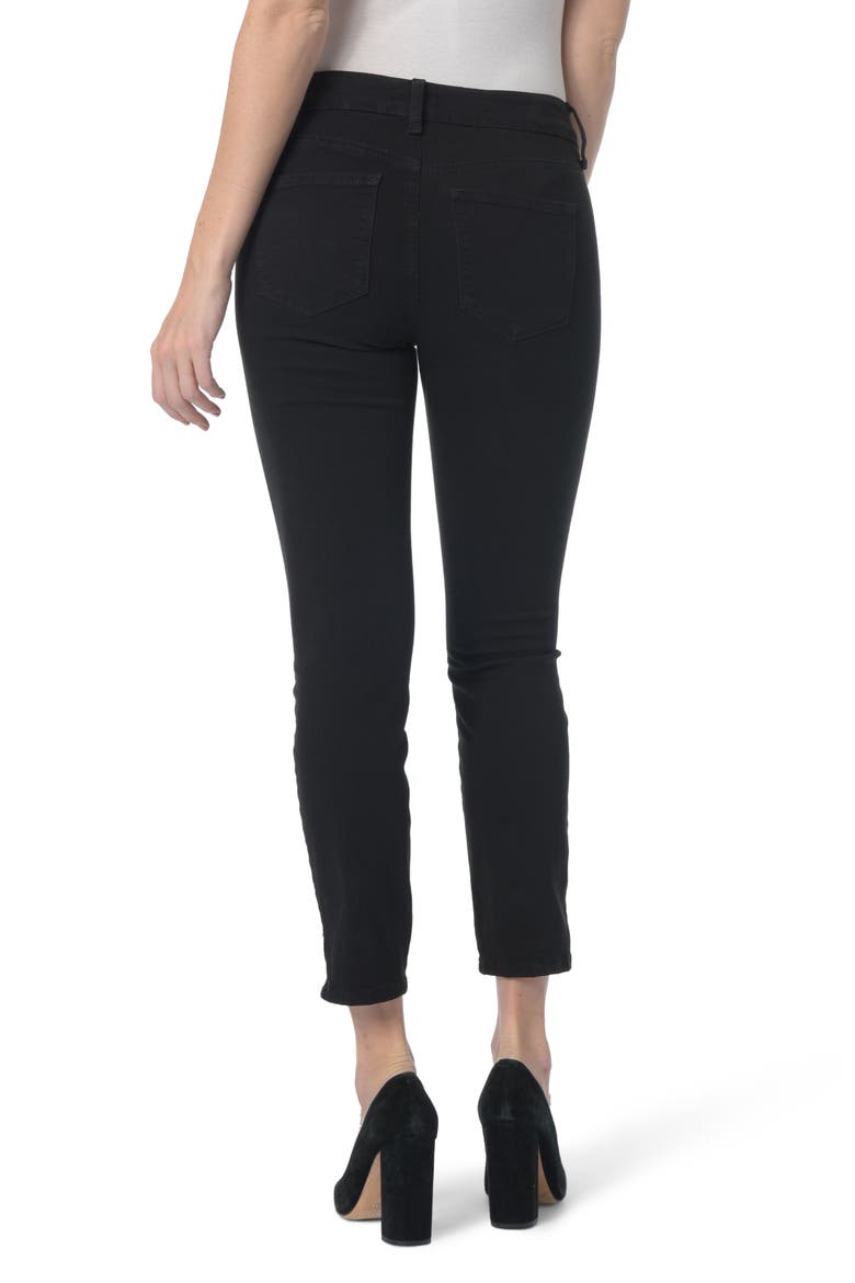 Ami Stretch Ankle Skinny Jeans, Alternate, color, BLACK