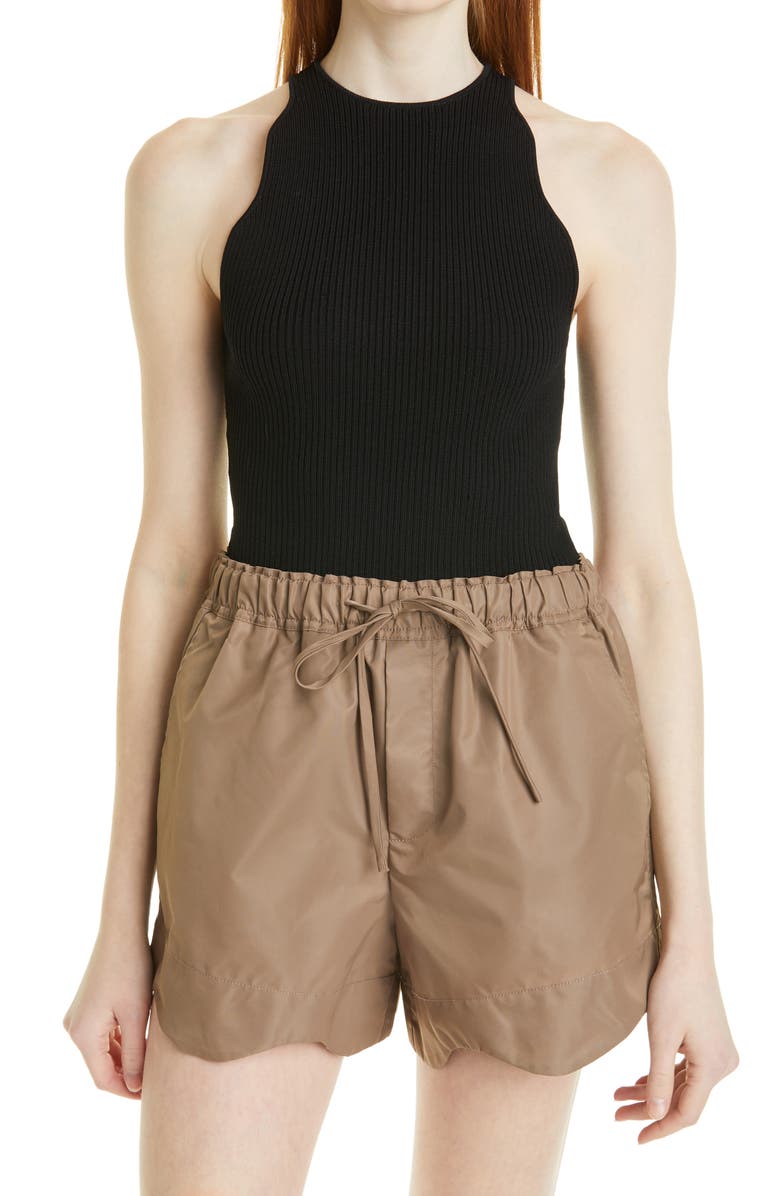 Ganni Mélange Rib Tank, Main, color,