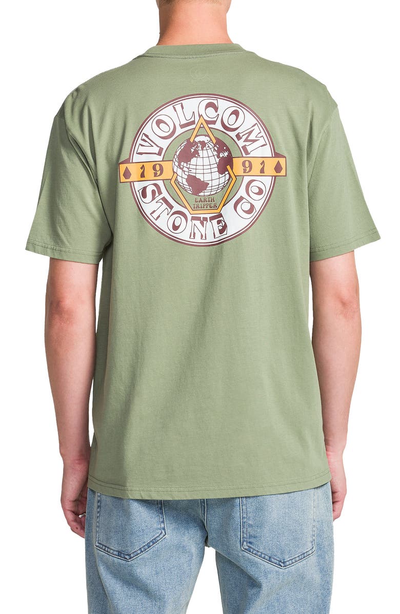 Volcom Globular Cotton Graphic T-Shirt, Alternate, color, Brolive