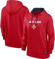 Nike Women's Nike Red St. Louis Cardinals Authentic Collection City Connect Performance Pullover Hoodie