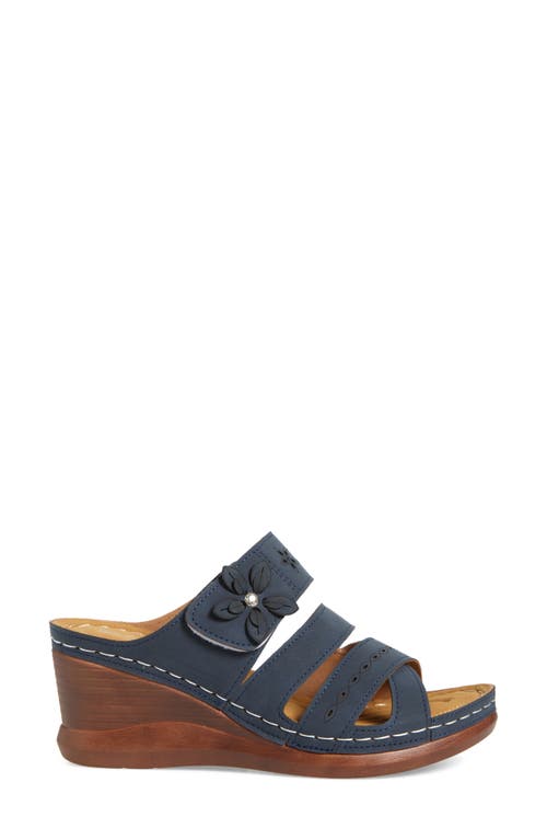Extreme By Eddie Marc Wedge Slide Sandal