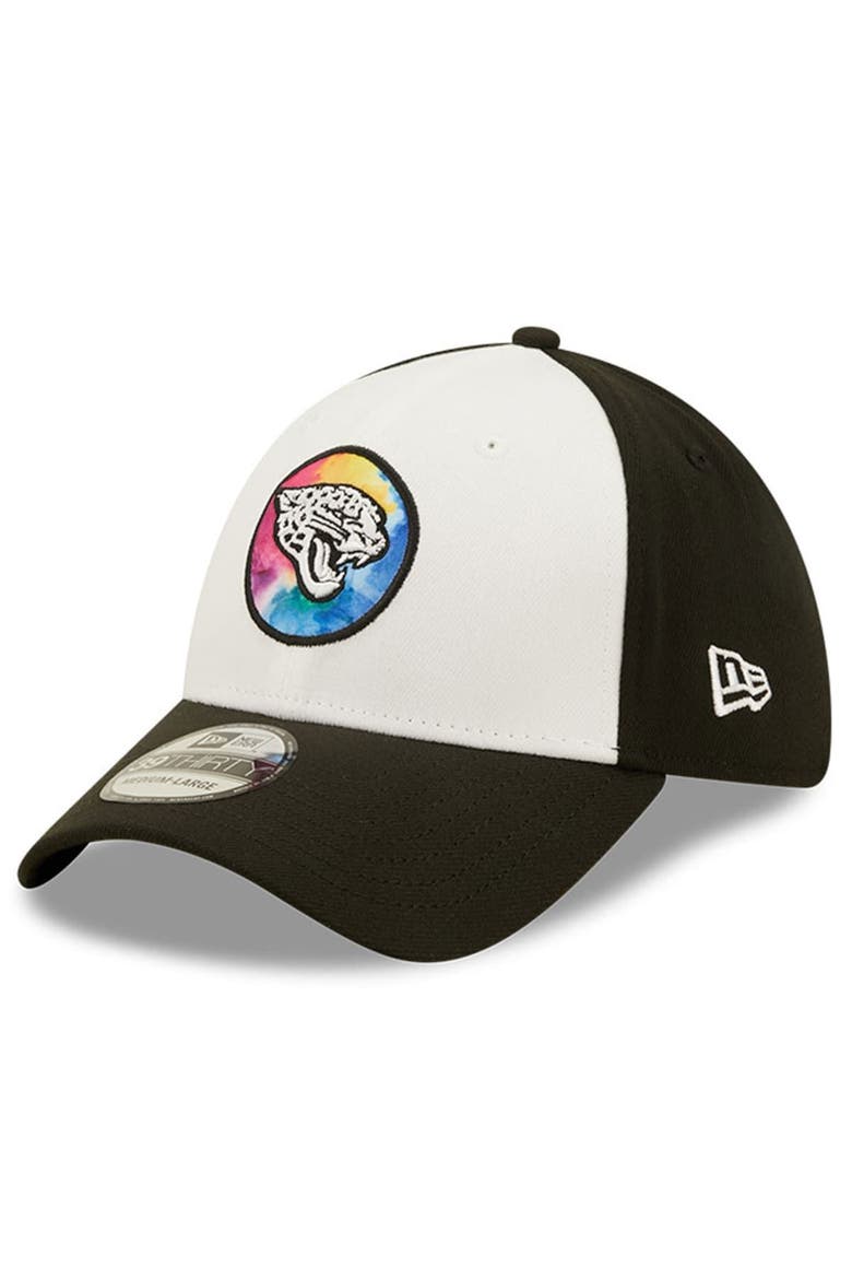 Men's New Era White/Black Jacksonville Jaguars 2022 NFL Crucial Catch 39THIRTY Coaches Flex Hat, Alternate, color, White