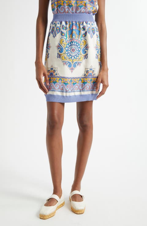 スカート ETRO Woman Skirt White WRFA011299SP5B8 X0802 ETRO: Skirt woman - White | Etro skirt WRFA011299SP5B8