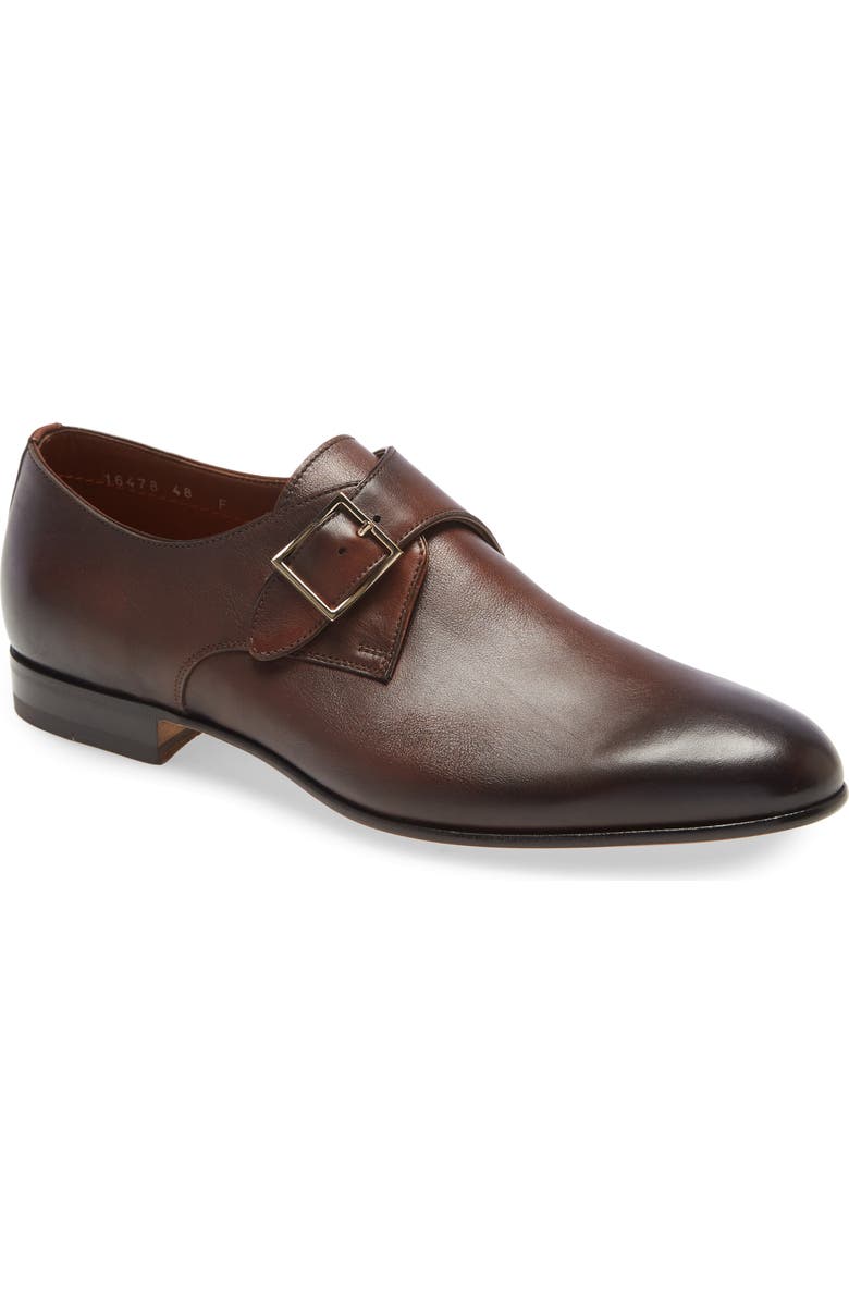 Santoni Island Monk Strap Shoe, Main, color,