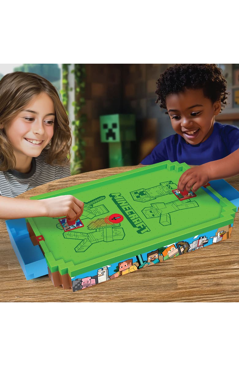 MINECRAFT Arcade Air Hockey - Overworld -Premium Series, 21", Kids 3+, 2 Player, Alternate, color, Multicolored