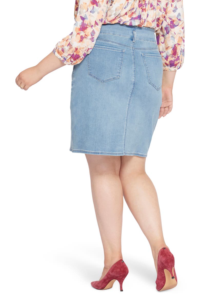Hollywood Denim Skirt, Alternate, color, CRYSTALLINE