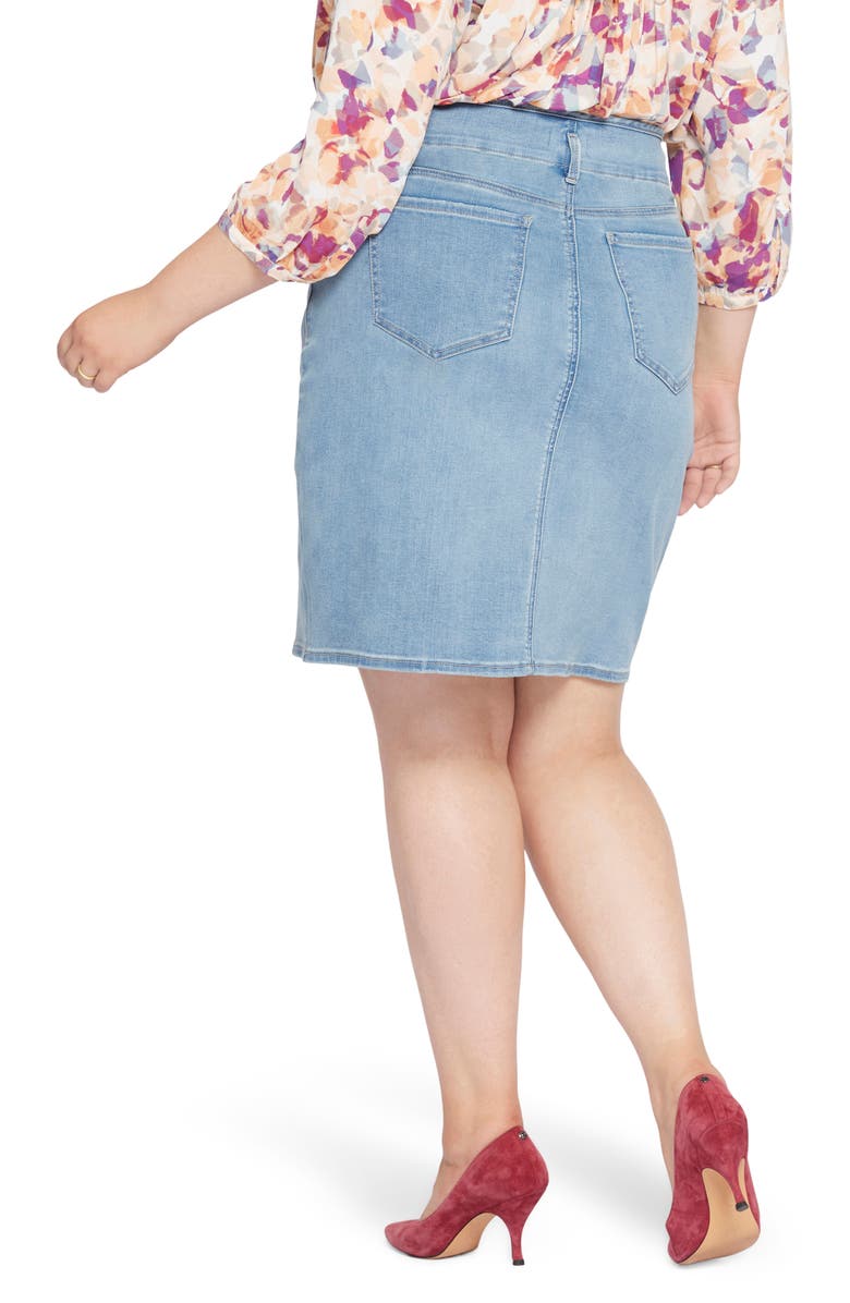 NYDJ Hollywood Denim Skirt, Alternate, color, Crystalline