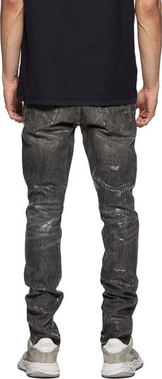 Tiled Overlay Shimmery Skinny Jeans