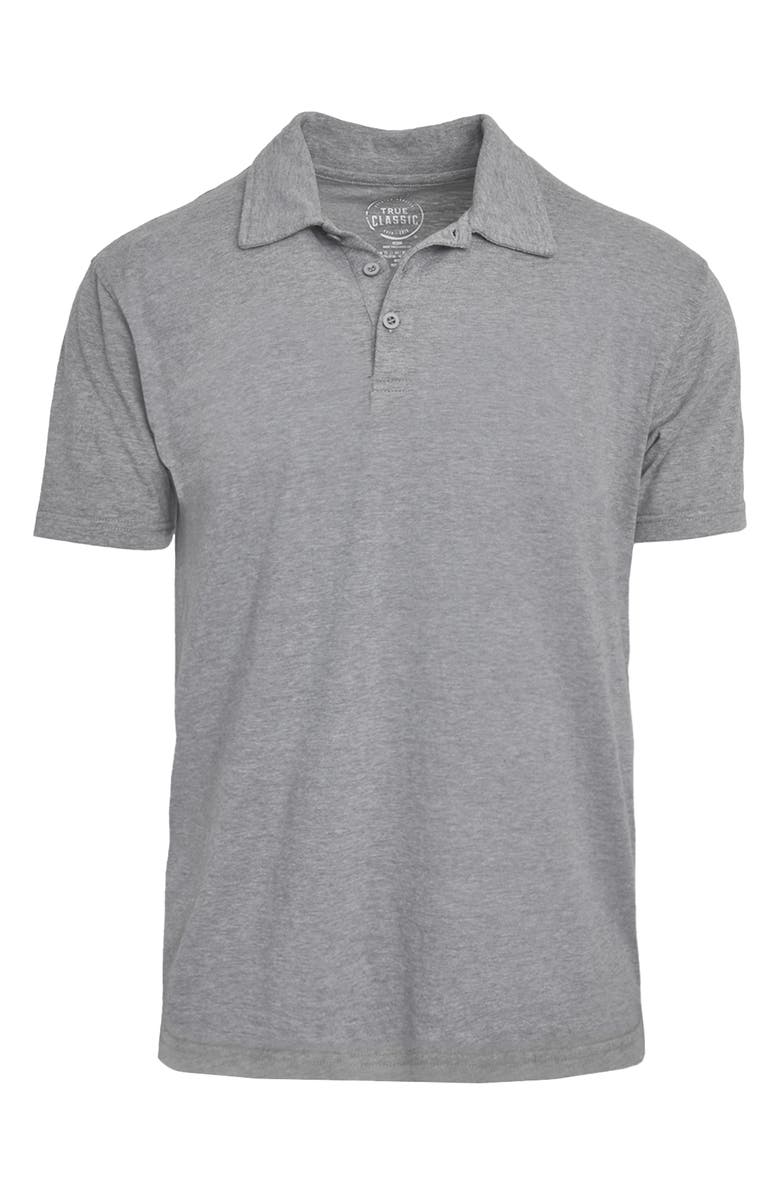 True Classic Polo, Alternate, color, Heathery Grey