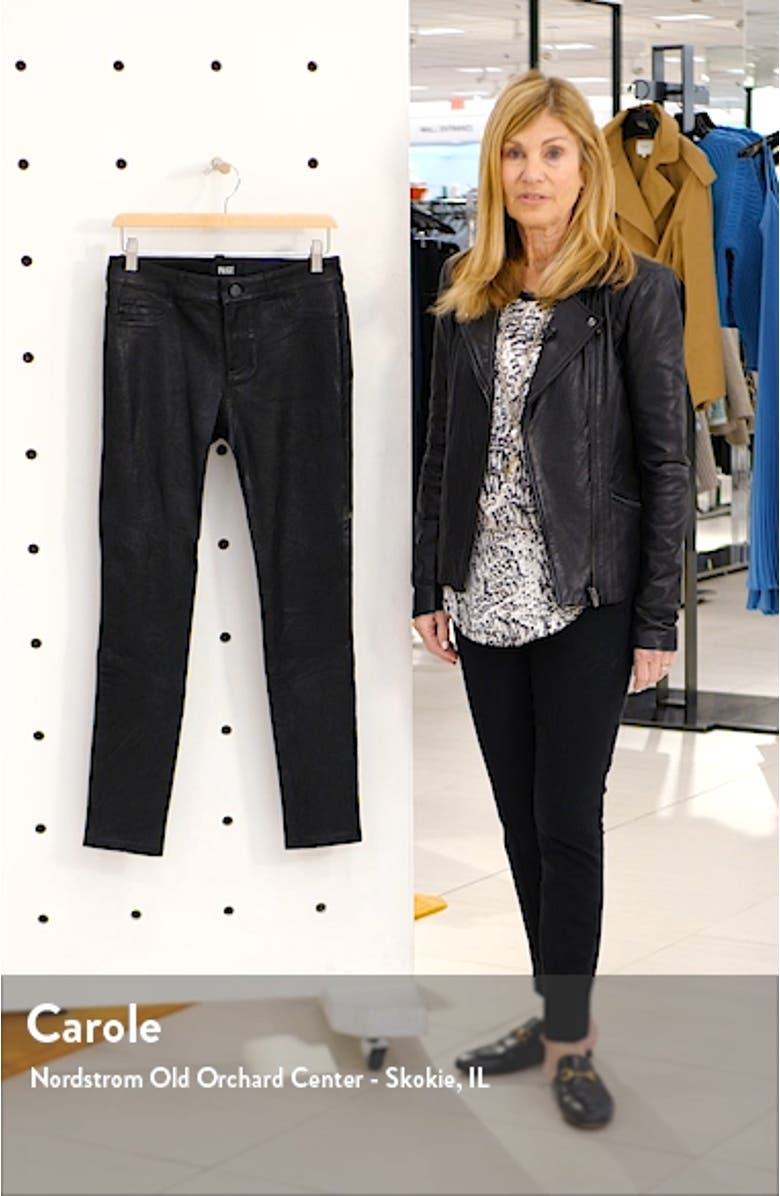'Verdugo' Ankle Skinny Leather Pants, sales video thumbnail