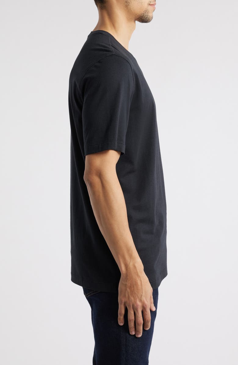 Johnston & Murphy Essential Pima Cotton & Modal T-Shirt, Alternate, color, Black