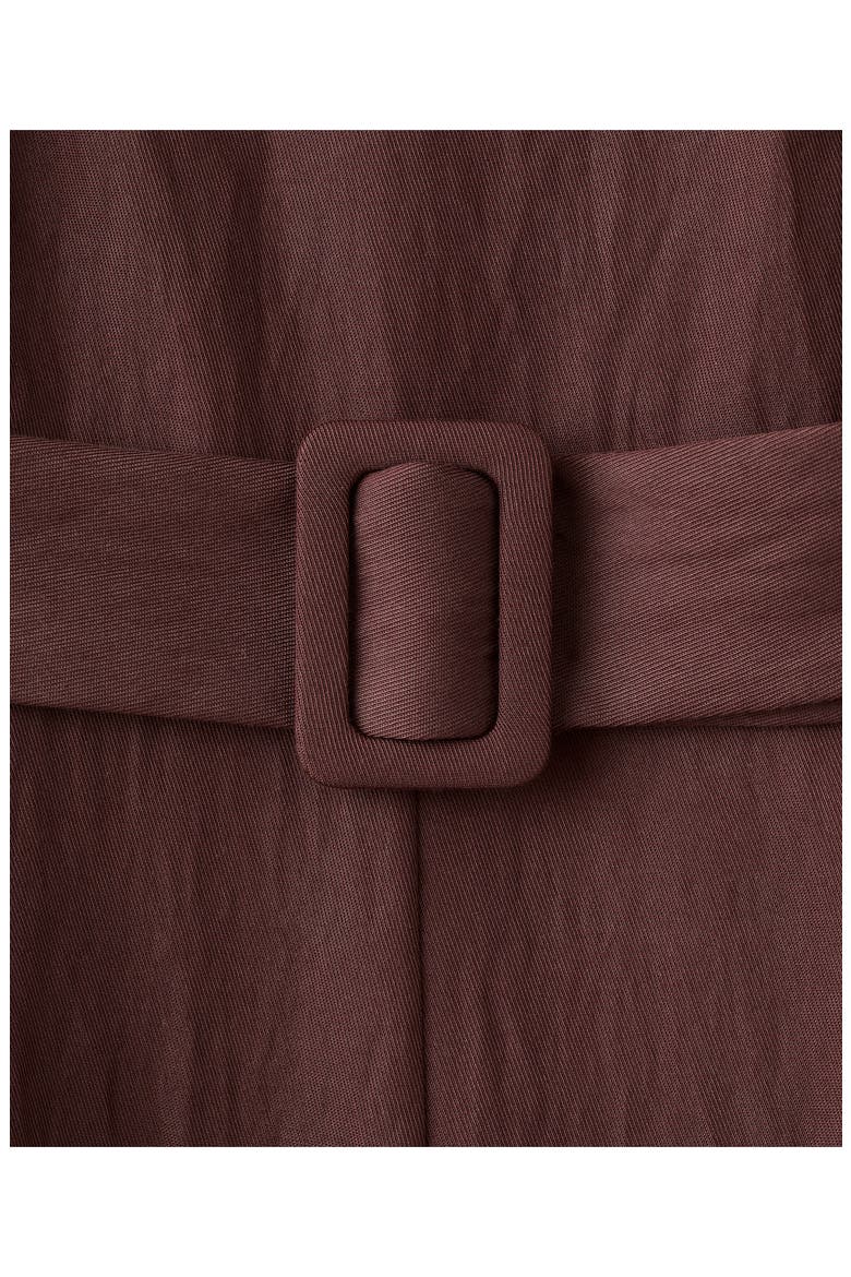 Sleeveless Belted Jumpsuit, Alternate, color, BROWN