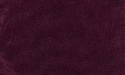 Mango Sienna Crop Flare Corduroy Jeans In Wine