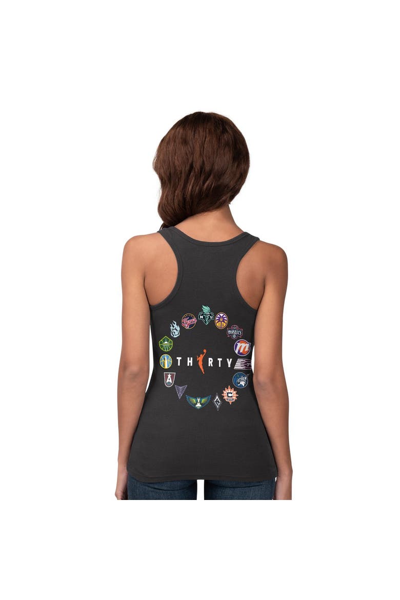 Women's Starter Black WNBA 30th Anniversary Preseason Tank Top, Alternate, color, Black
