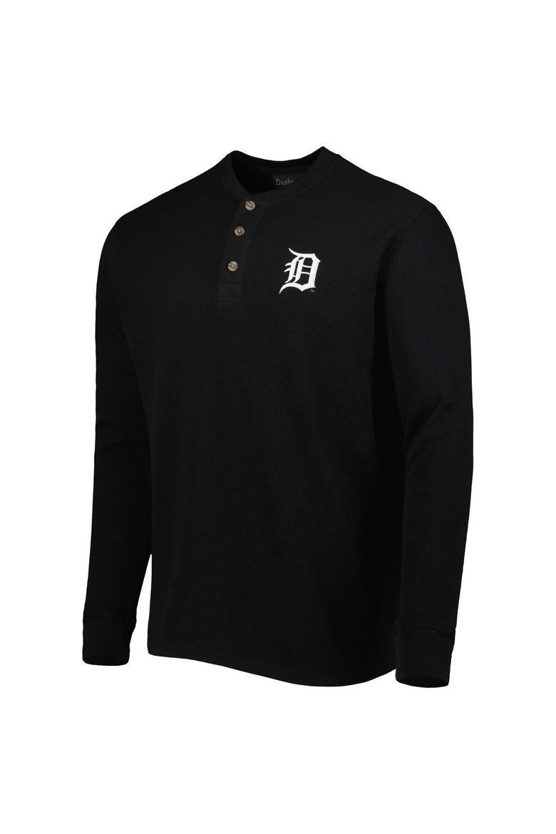 Men's Dunbrooke Detroit Tigers Black Maverick Long Sleeve T-Shirt, Alternate, color, Black