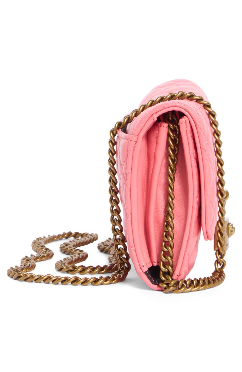 Kurt Geiger London Brixton Wallet on a Chain, Alternate, color, Open Pink