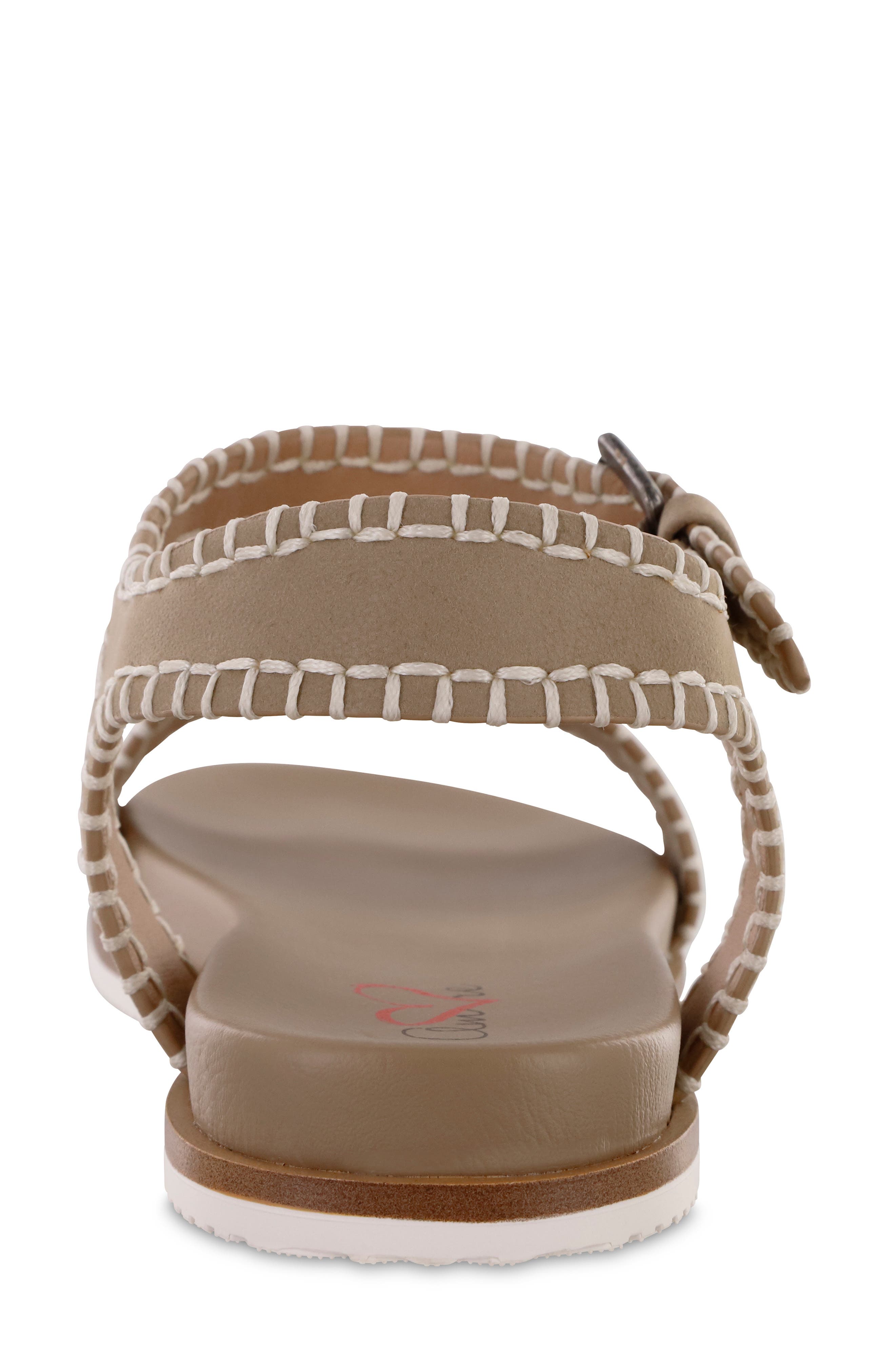 MIA AMORE Sofee Whipstitched Sandal, Alternate, color, 