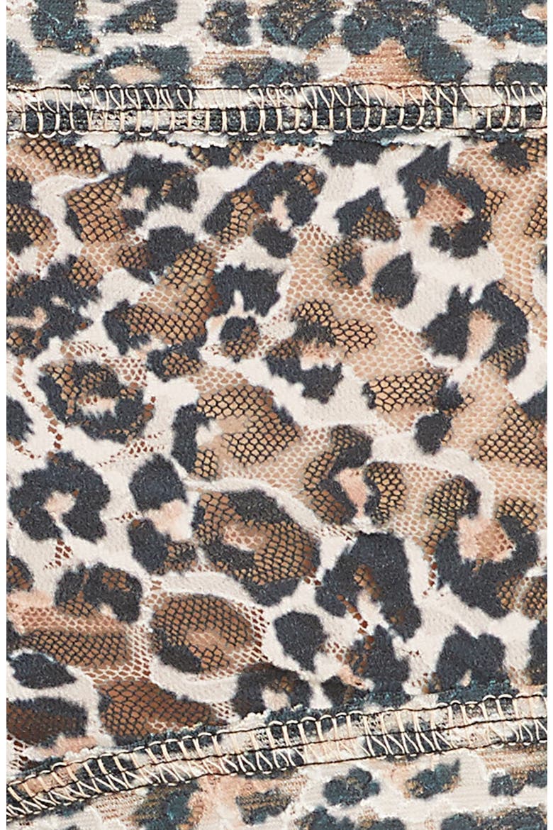 Classic Leopard Boyshorts, Alternate, color, BROWN/ BLACK