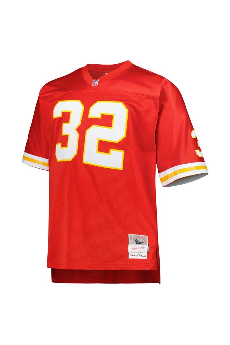 Men's Mitchell & Ness Marcus Allen Red Kansas City Chiefs Big & Tall 1994 Retired Player Replica Jersey, Alternate, color, Red