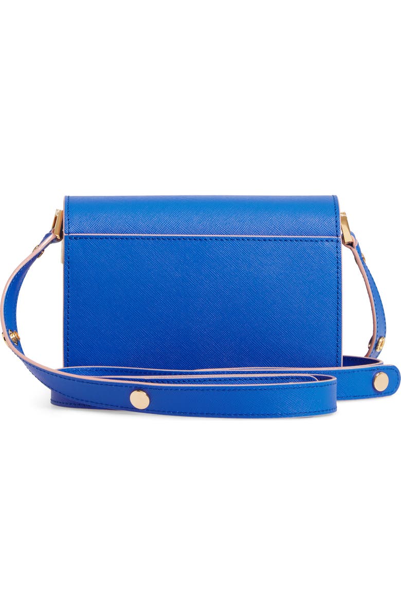 Marni Small Trunk Leather Shoulder Bag, Alternate, color,