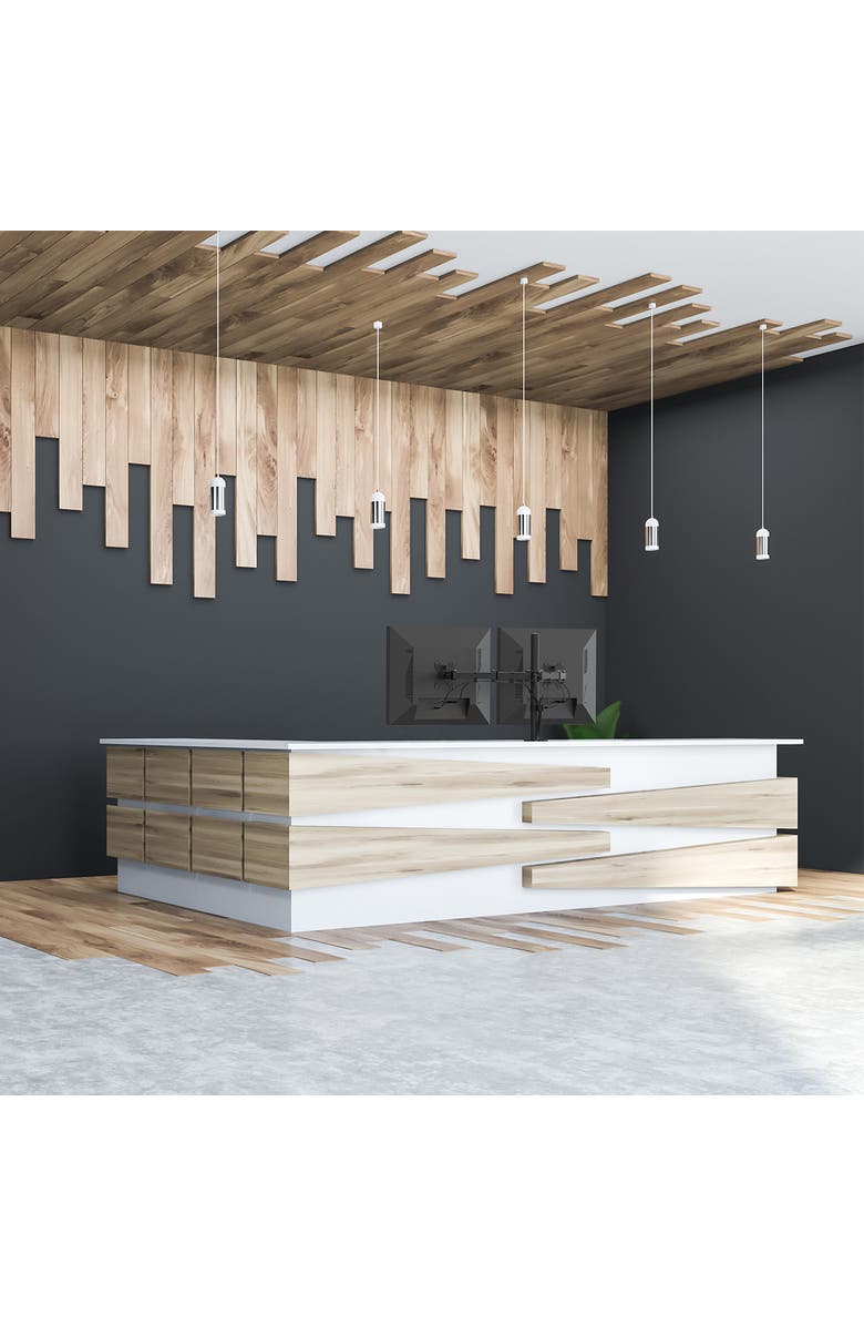 Kanto DML2000 Fully Adjustable Dual Arm Desktop Monitor Mount, Alternate, color, Black