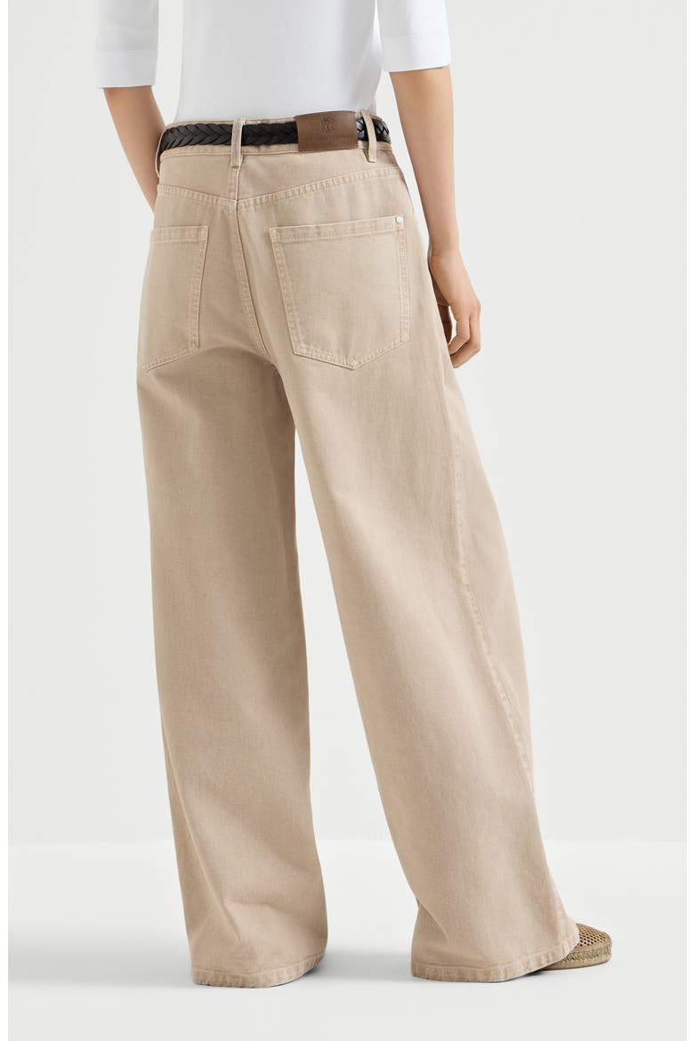 Relaxed trousers, Alternate, color, Beige