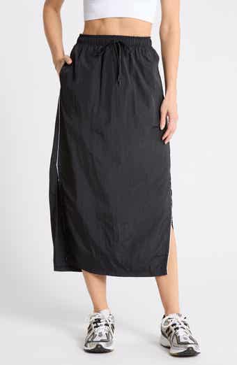 Breakaway Crinkled Maxi Skirt