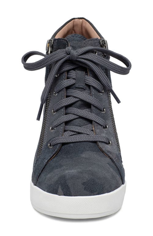 Linea Paolo Gaines Hidden Wedge Sneaker In Blue