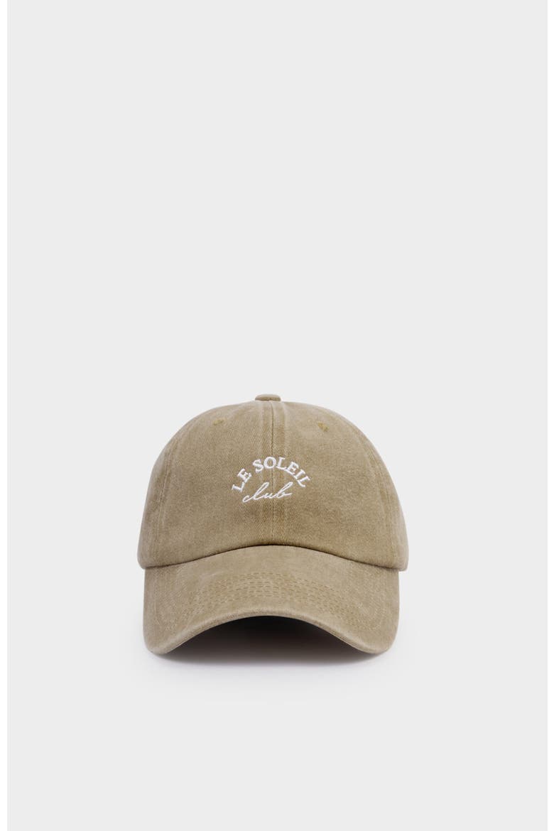 Embroidered Cap, Main, color, Taupe