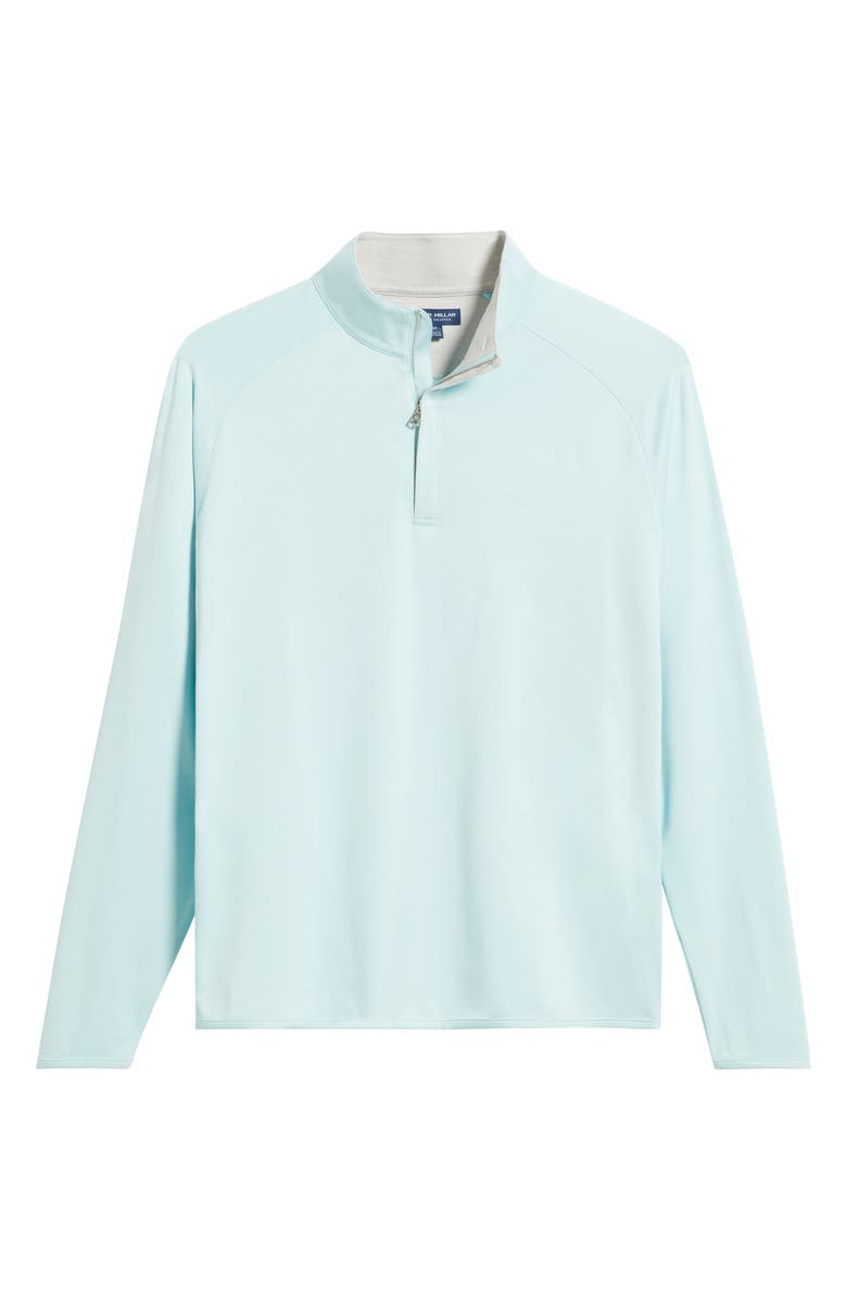 Peter Millar Crown Crafted Stealth Performance Quarter-Zip Pullover, Alternate, color, Blue Spruce