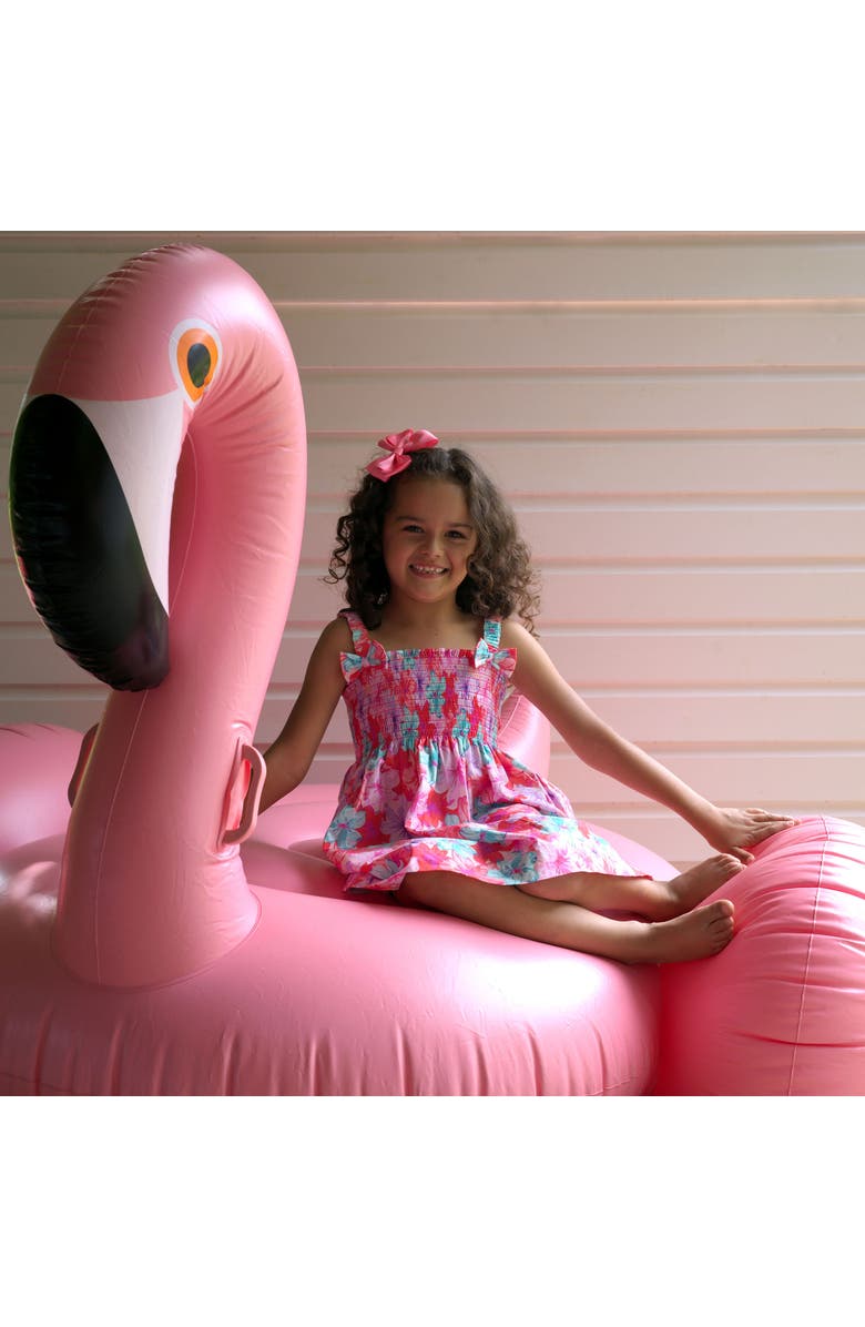 Rachel Riley Tropical Flower Sundress, Alternate, color, Pink