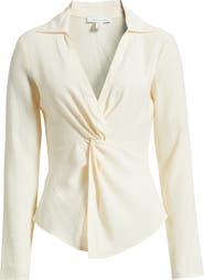 Topshop Twist Front Top