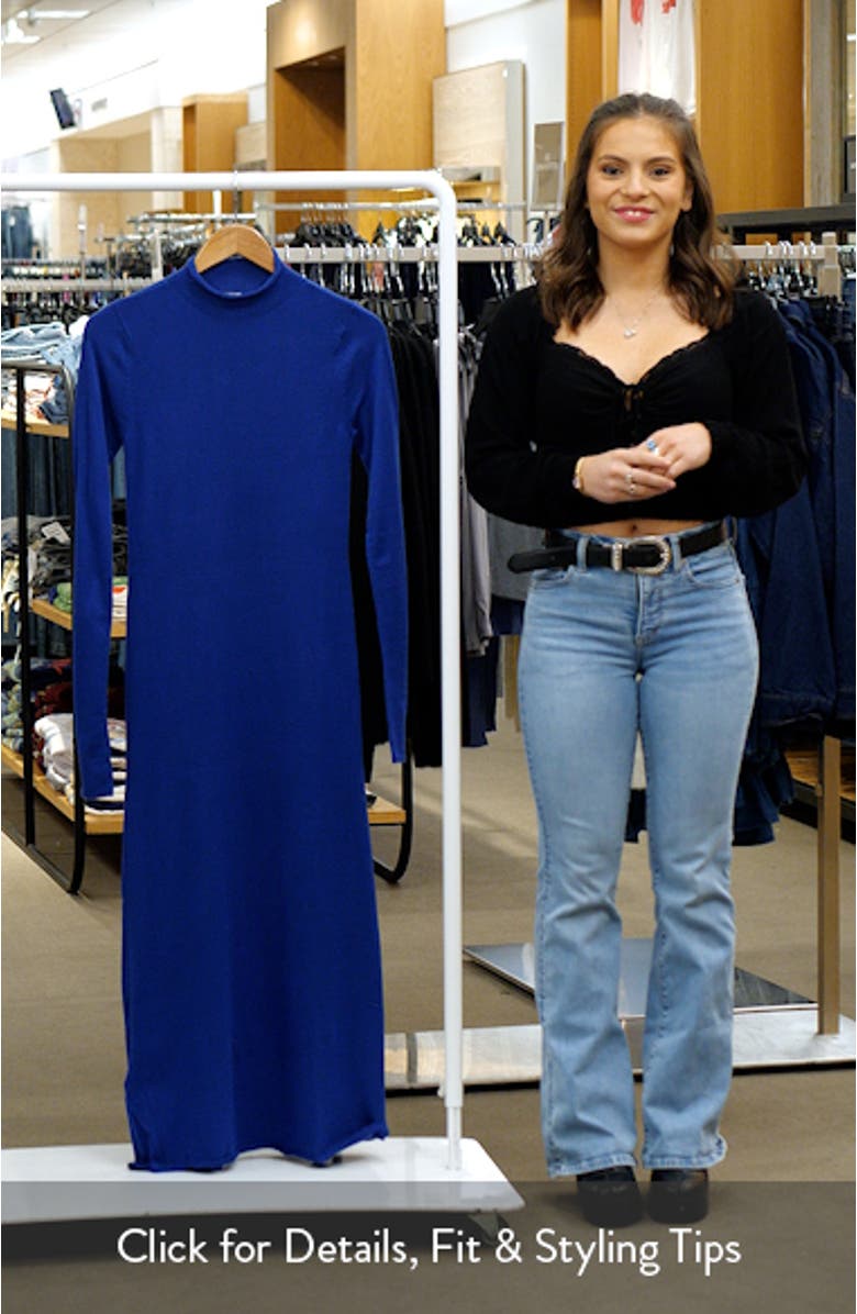 Perkins Long Sleeve Knit Dress, sales video thumbnail
