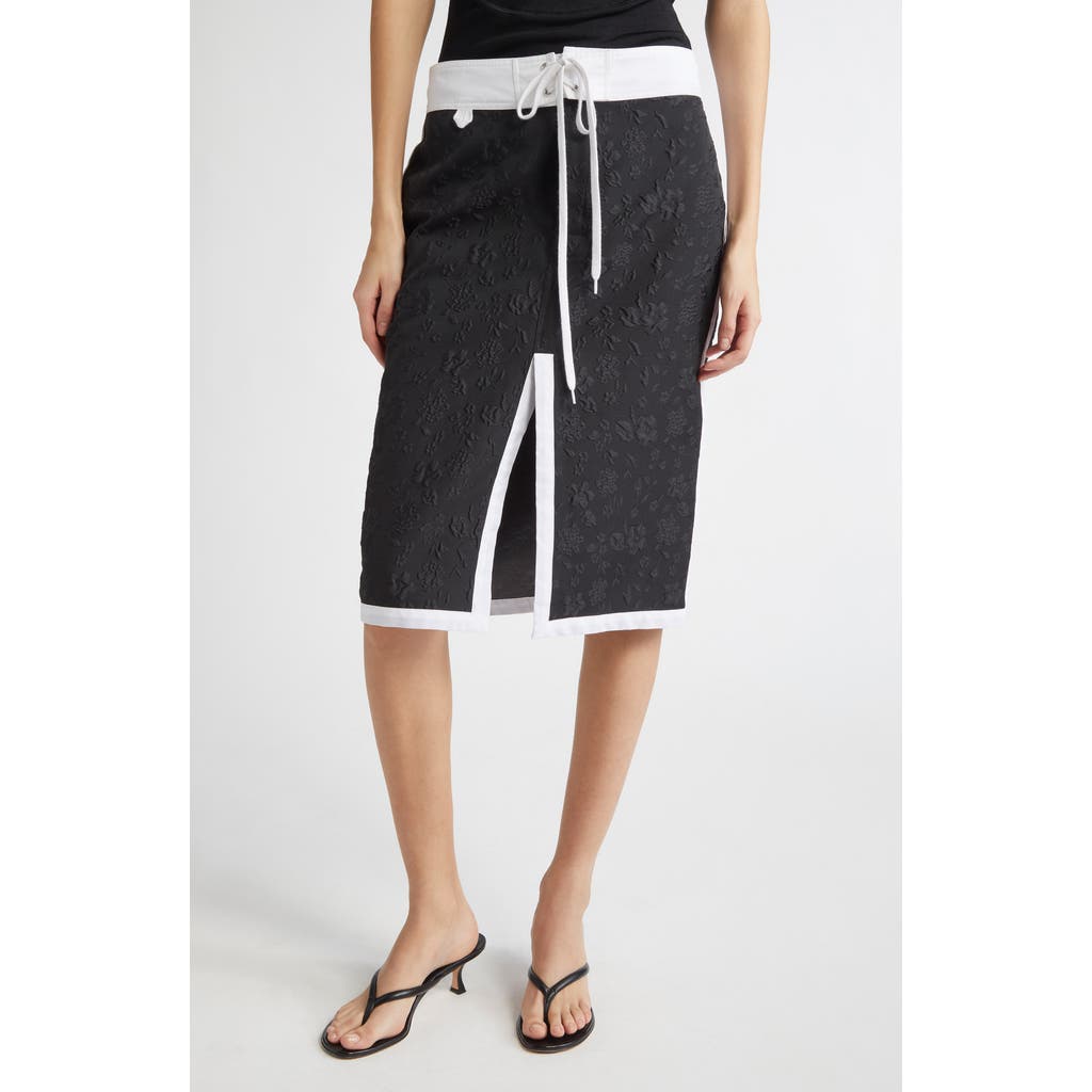 JULIE KEGELS JULIE KEGELS SUE FLORAL JACQUARD SKIRT