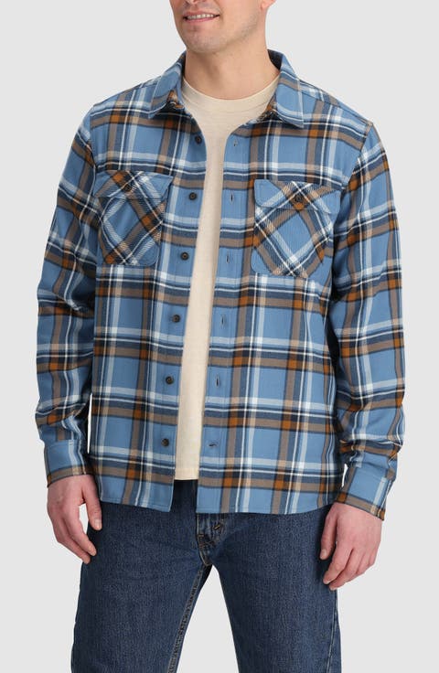 Feedback Plaid Flannel Overshirt