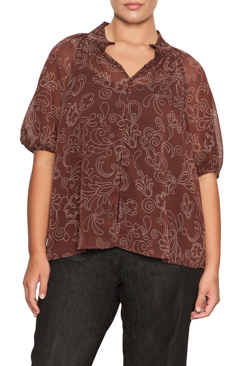 Keep Me Close Shirt, Main, color, BOHEME BROWN