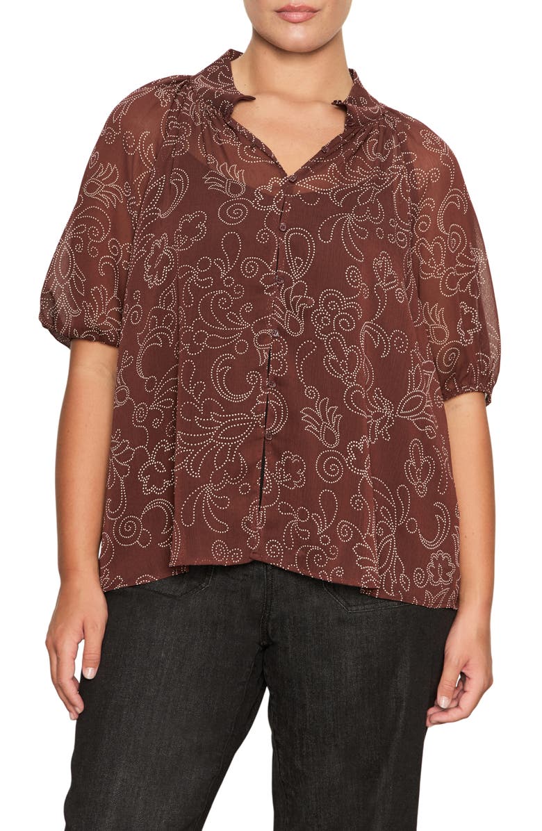 Sanctuary Keep Me Close Shirt, Main, color, Boheme Brown