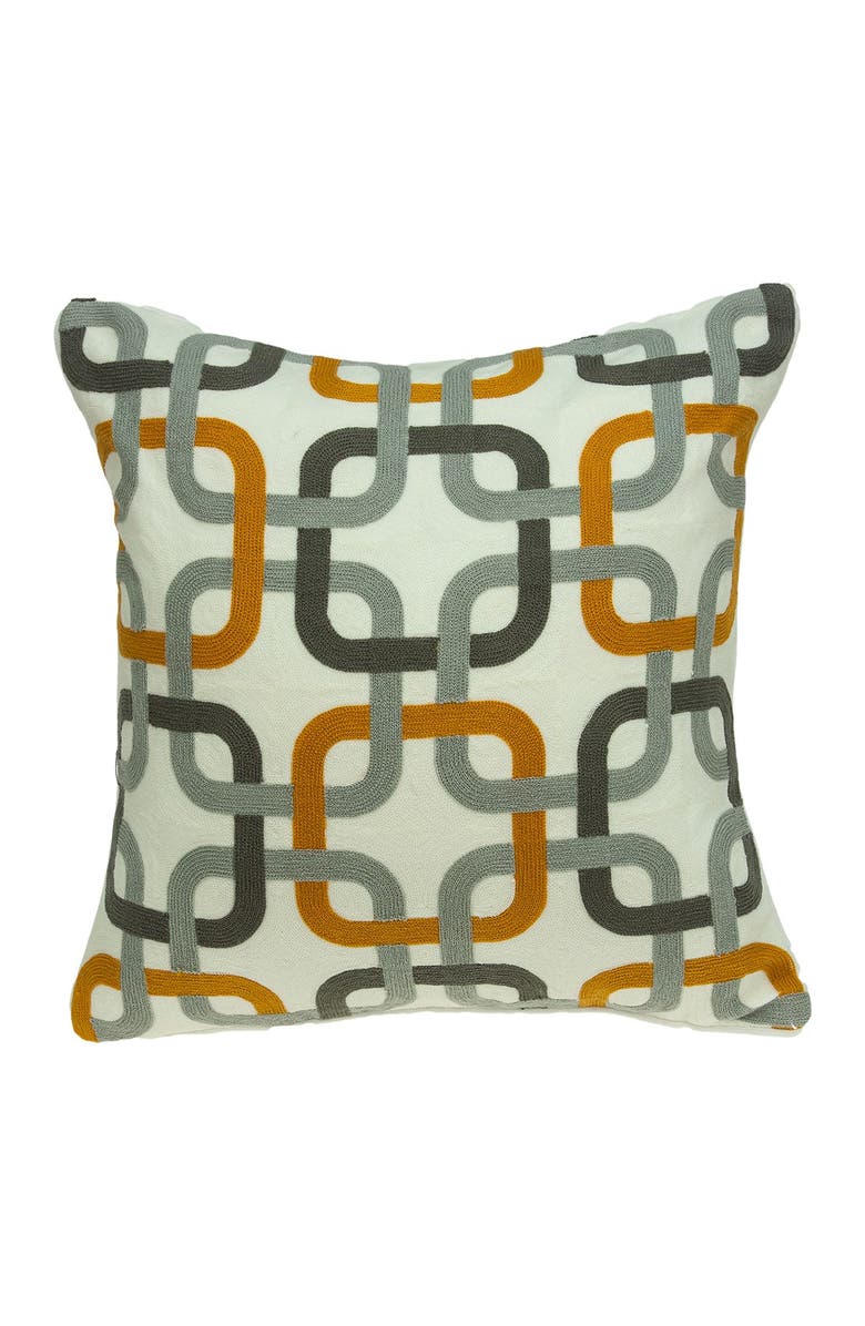 PARKLAND COLLECTION Boxer Transitional Pillow - 20" x 20" - Grey, Alternate, color, Grey