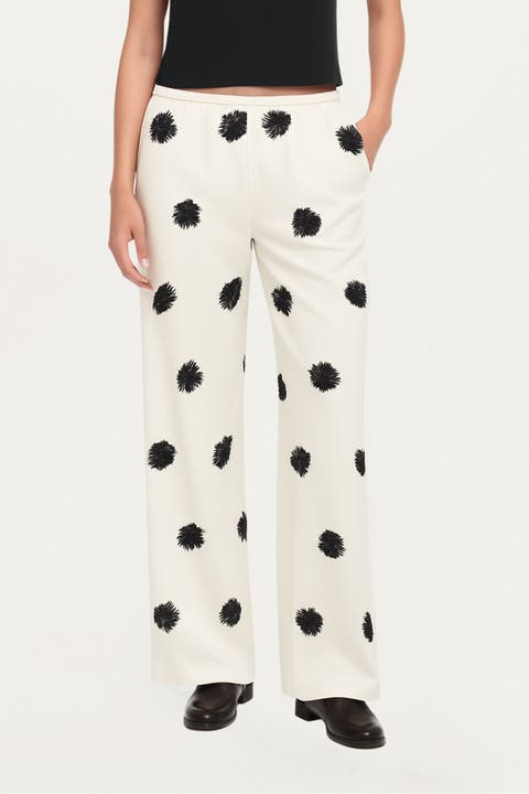 Embellished Bootcut Pants