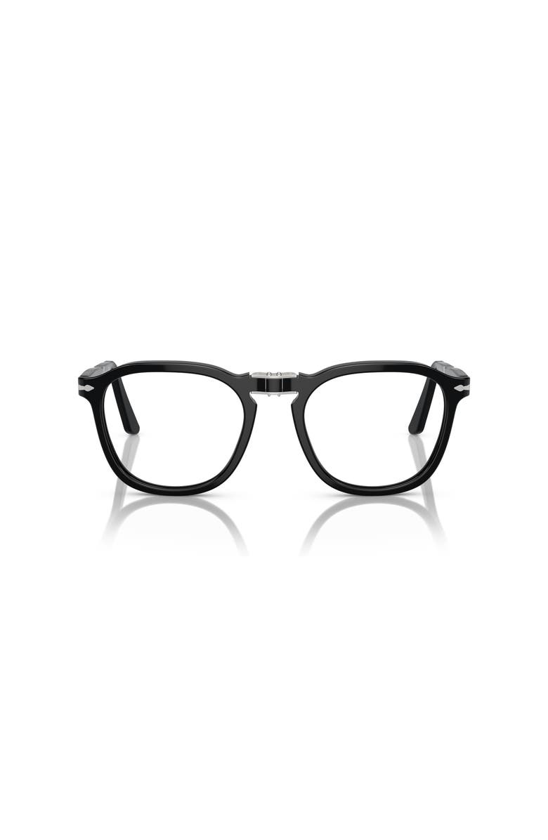 Persol 52mm Square optical glasses, Alternate, color, Black