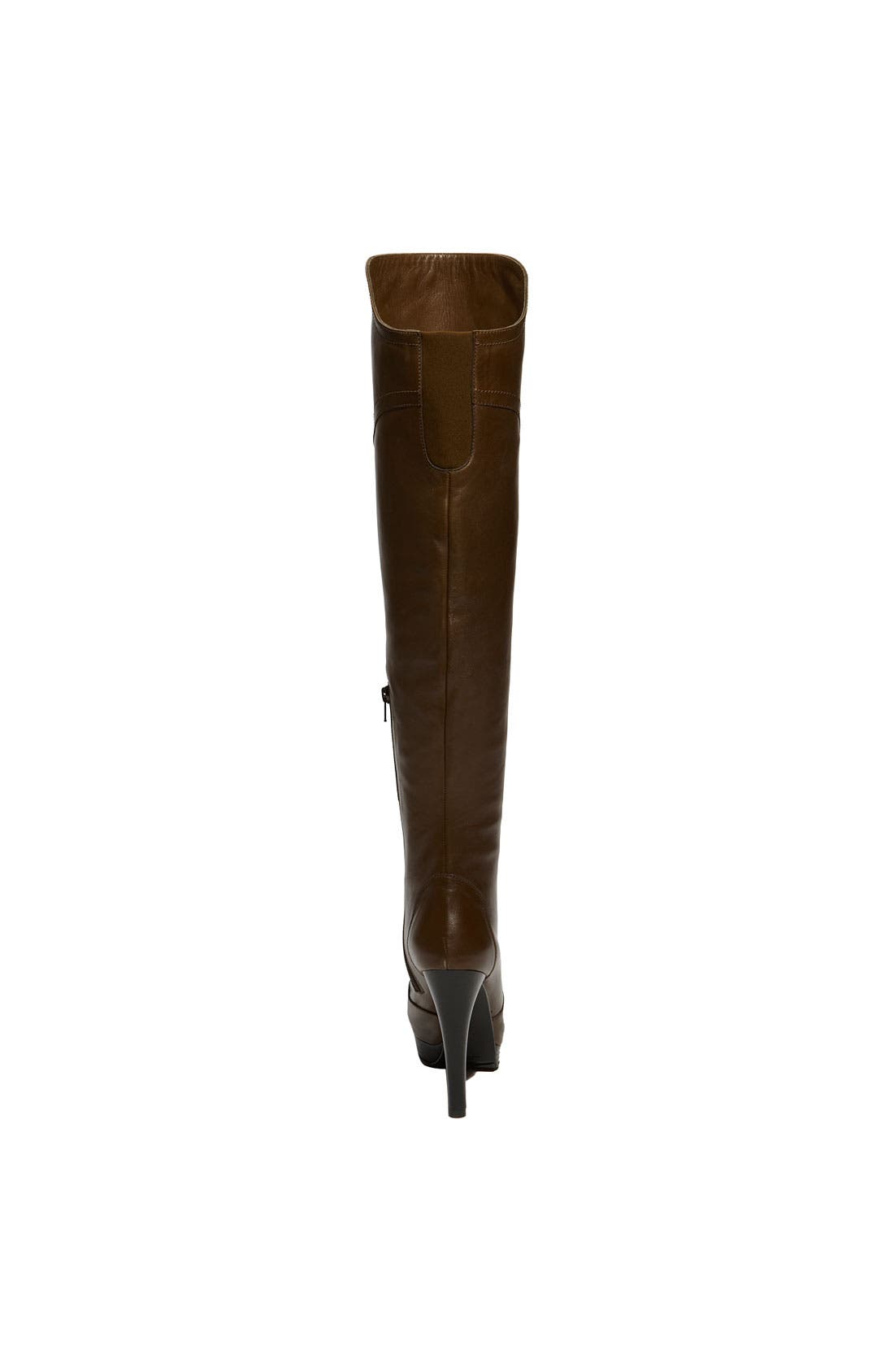 'Combat' Over the Knee Boot, Alternate, color, MILITARY OILED NAPPA