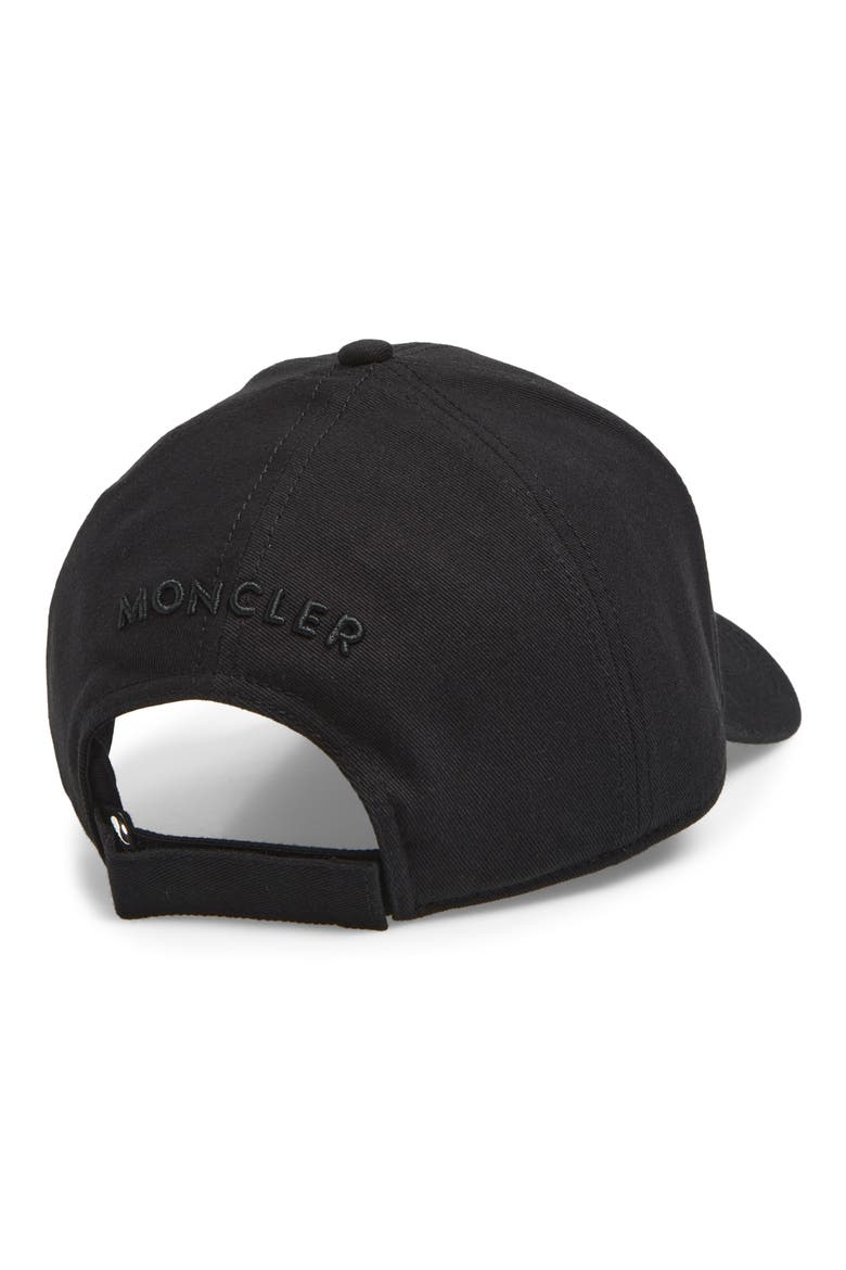 Logo Patch Cotton Gabardine Baseball Cap, Alternate, color, 999-BLACK